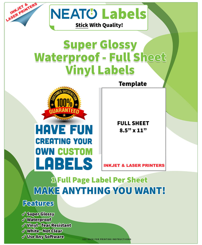 Waterproof Stickers - 1 Sheet – THILY